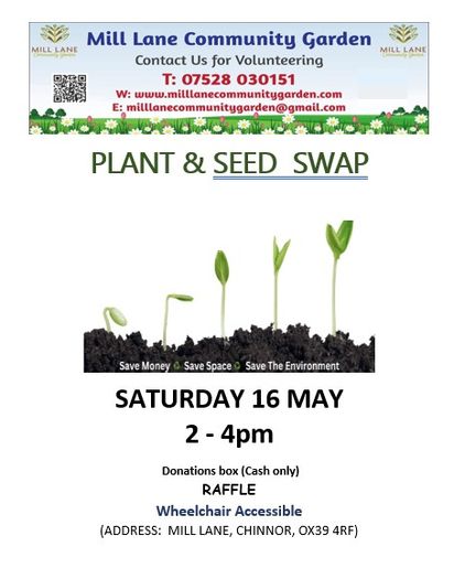 Poster for Plnt & Seed Swap 2026
